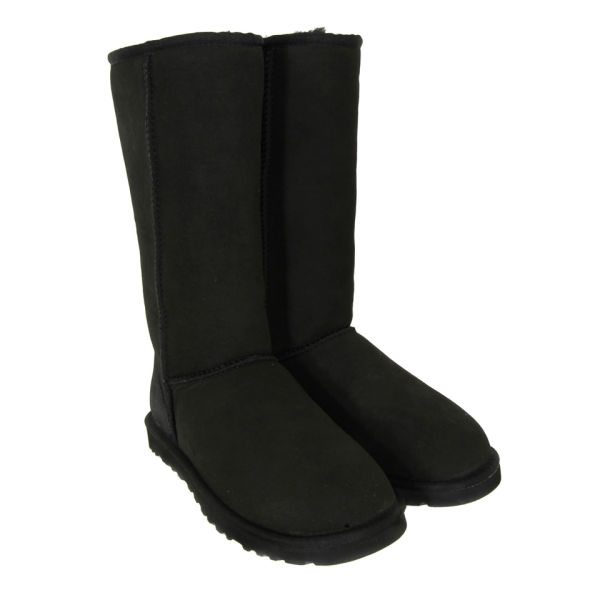 UGG Women's Classic Tall Boots - Black | FREE UK Delivery | Allsole