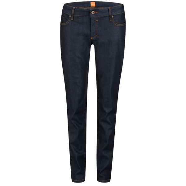 BOSS Orange Women's Lunja Low Rise Jeans - Navy - Free UK Delivery over £50