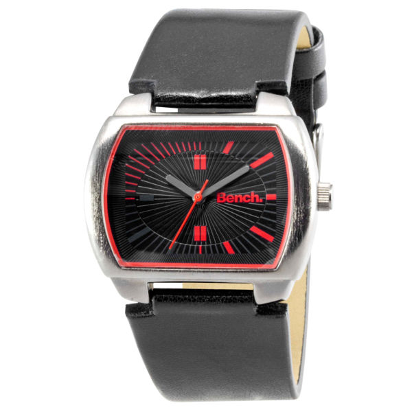 Bench Women S Black Dial Rectangular Case Watch Clothing Zavvi