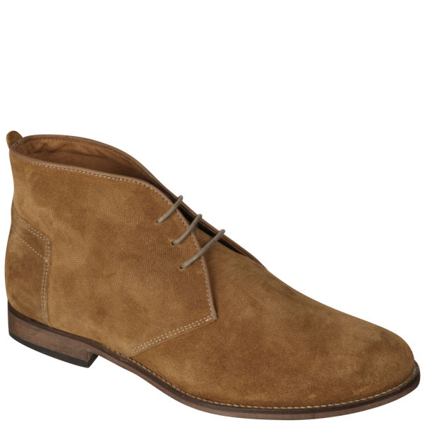 H Shoes by Hudson Men's Vasa Suede Chukka Boots - Tan - Free UK ...