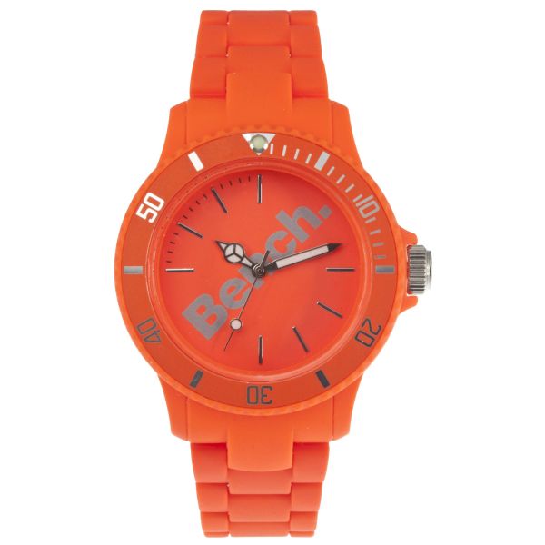 Bench Women S Plastic Bracelet Strap Watch Orange Clothing
