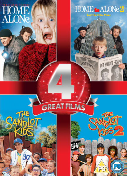 4 Great Films Home Alone 1 And 2 The Sandlot Kids 1 And 2 Dvd Zavvi Uk