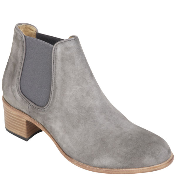 H Shoes by Hudson Women's Bronte Suede Heeled Chelsea Boots - Grey ...