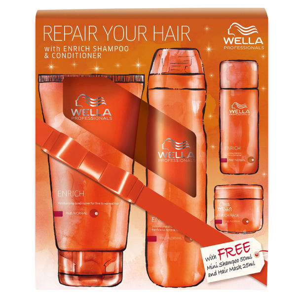 Wella Professional Repair Your Hair Gift Set Free Shipping Lookfantastic