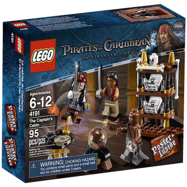 Lego Pirates Of The Caribbean The Captain S Cabin 4191