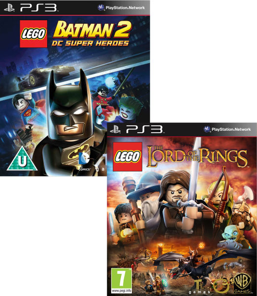 Lego Lord Of The Rings And Lego Batman 2 Dc Super Heroes Bundle