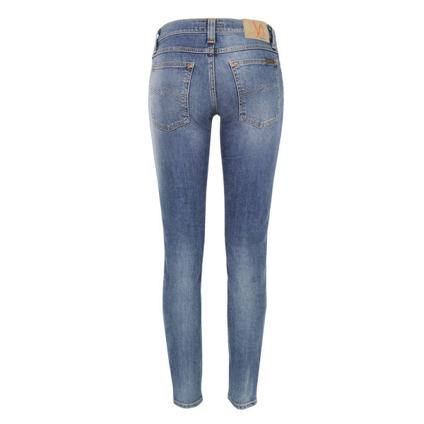 Nudie Women's Tight Long John Organic Skinny Jeans - Light Faded - Free ...
