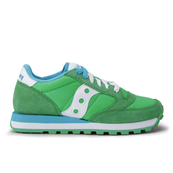 Saucony Women's Jazz Original Trainers - Light Green/White - Free UK ...