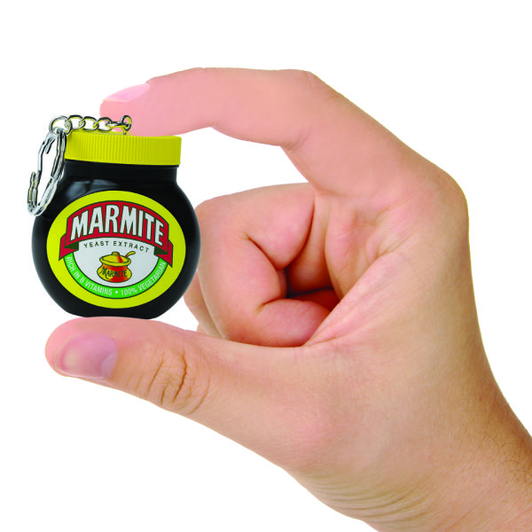 Mini Marmite Jar Key Ring IWOOT