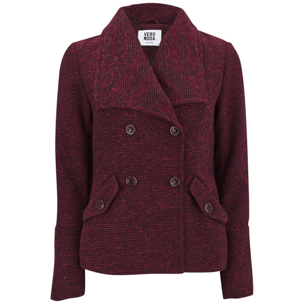 Vero Moda Sure Tailored Jacket - Wine Womens Clothing | TheHut.com