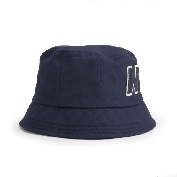 New Balance Unisex Glasto Cotton Bucket Hat - Navy/White Clothing ...