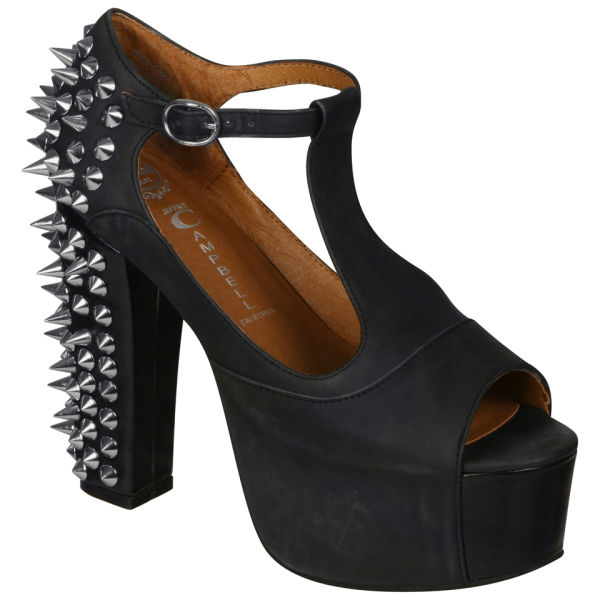 Jeffrey Campbell Women's Foxy Spike Shoes - Black | FREE UK Delivery ...
