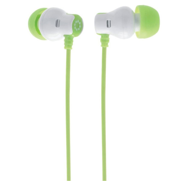 Memorex Stereo Earbuds Green Electronics