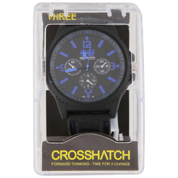 crosshatch men's quartz watch
