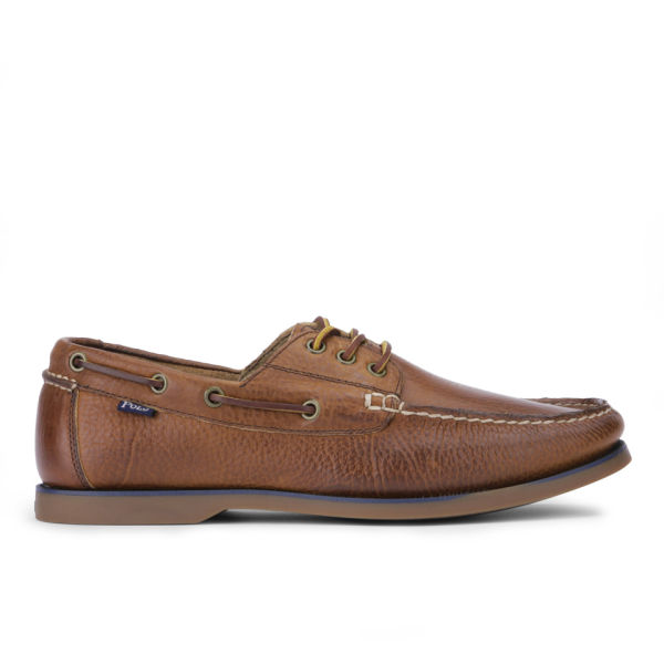 polo ralph lauren bienne tumbled leather boat shoes