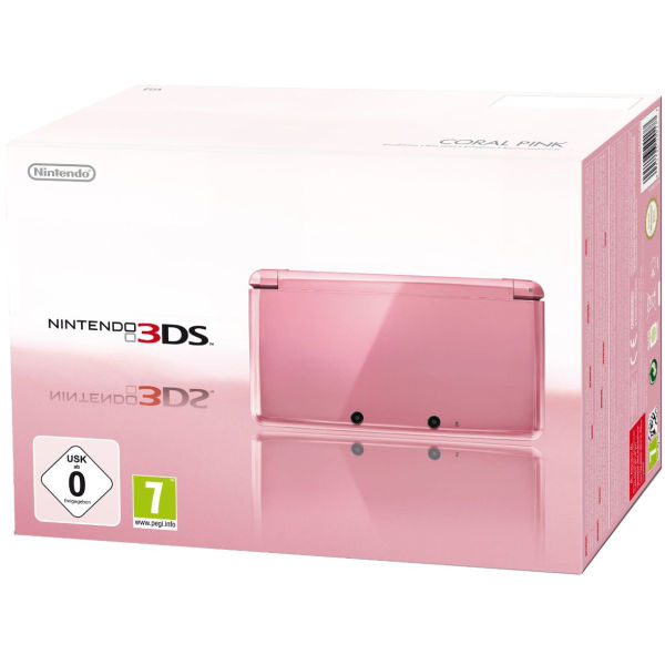 Nintendo 3ds Console Coral Pink Games Consoles Zavvi Us