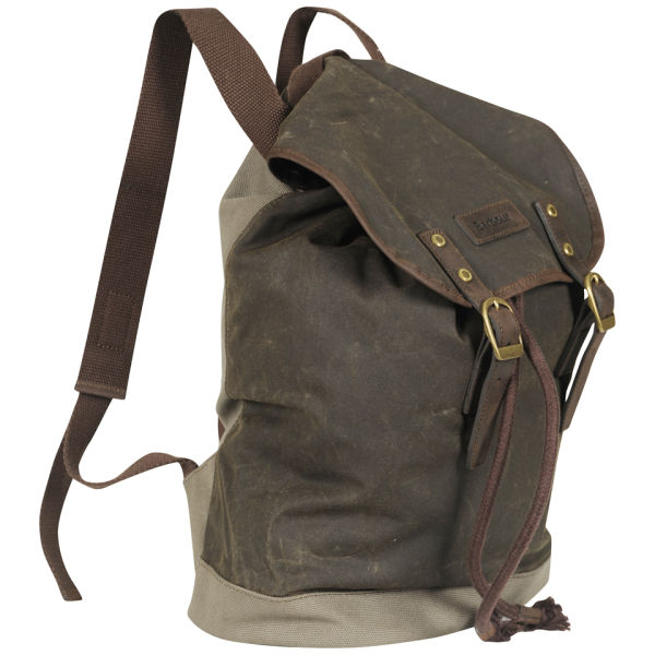 Barbour Men's Beeswax City Backpack - Olive - FREE UK Delivery