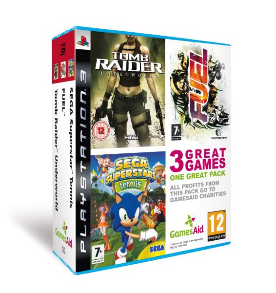 GamesAid: Tomb Raider Underworld, Fuel & Sega Superstar Tennis PS3 ... Description