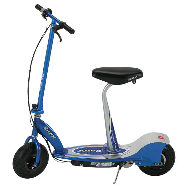 Razor E300S Seated Electric Scooter Blue Toys