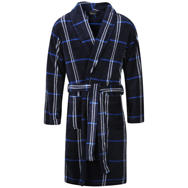 Pierre Cardin Men's Robe Navy Mens Underwear