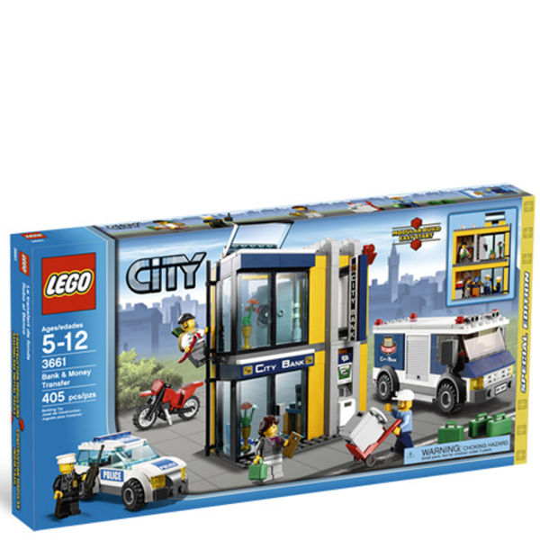 Lego City Bank And Money Transfer 3661 Toys Thehut Com