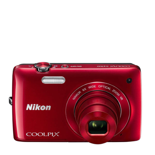 Nikon Coolpix S4300 Compact Digital Camera Red (16MP, 6x Optical Zoom