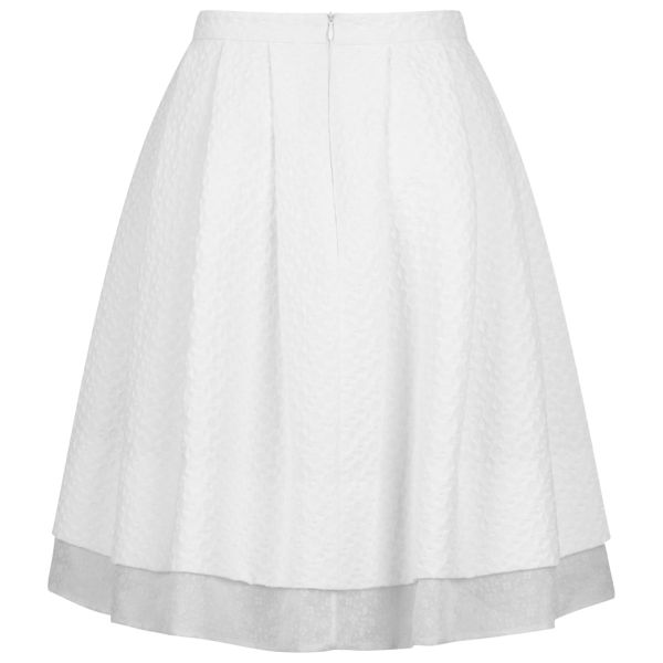 Orla Kiely Women's Pleated Skirt - Chalk - Free UK Delivery over £50