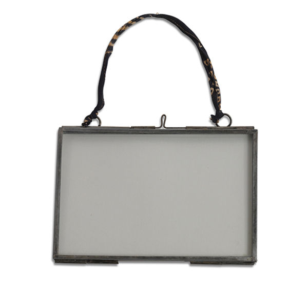 Nkuku Extra Large Kiko Antique Zinc Glass Frame Landscape 29x36cm