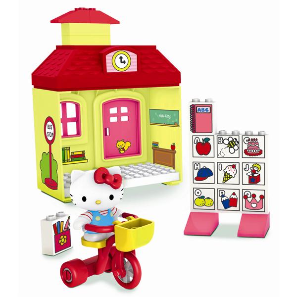 Mega Bloks Hello Kitty School House Playset Toys | Zavvi