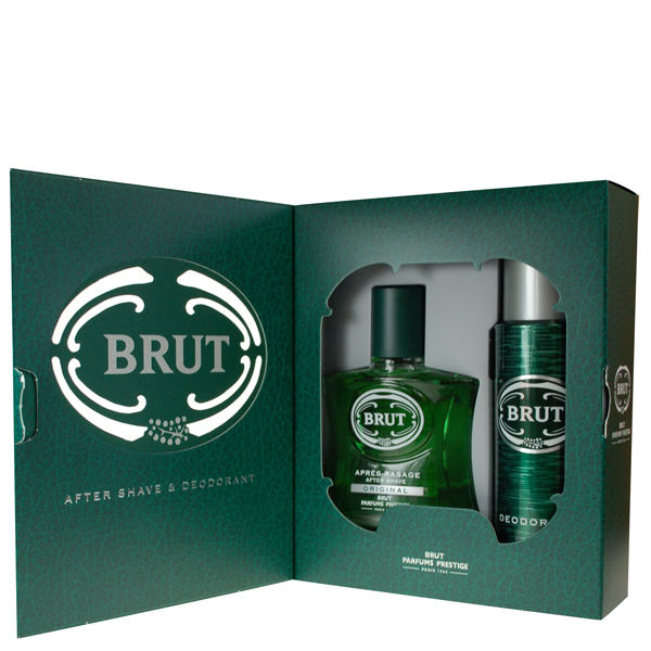 Brut Brut Set 100ml Aftershave 200ml Body Spray Perfume Zavvi