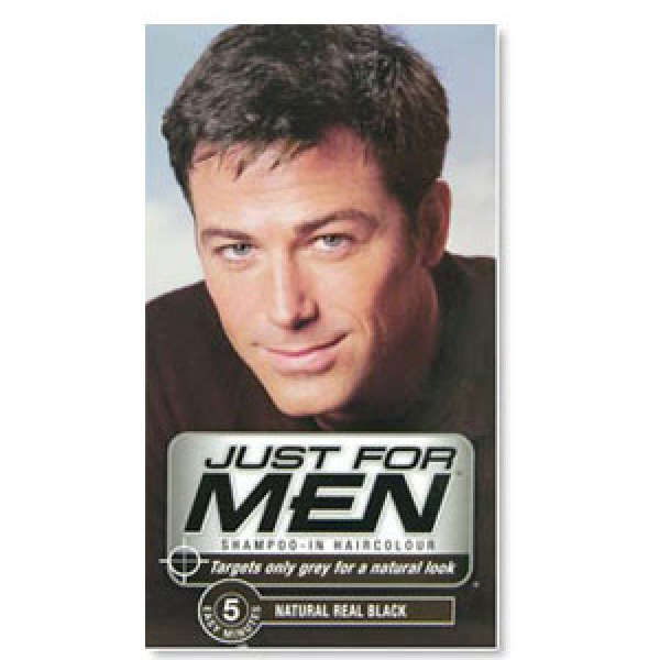 Just For Men Shampoo In Hair Colour Real Black Buy Online Mankind