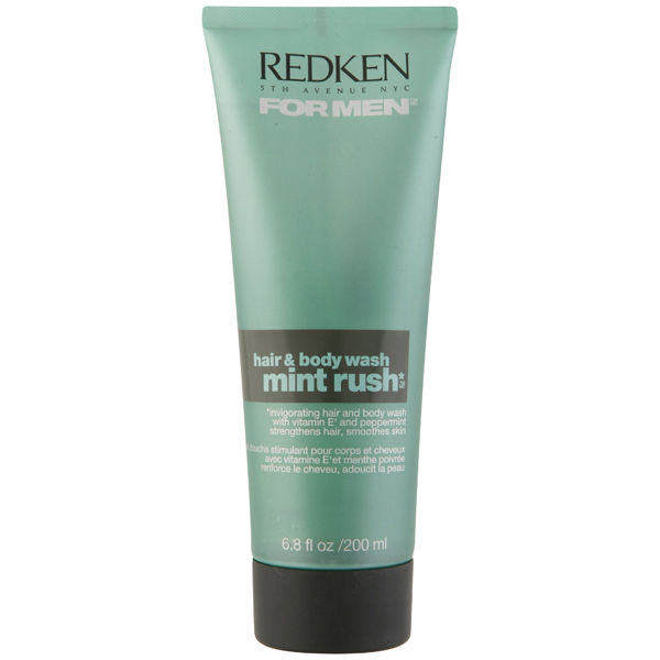 Redken For Men Mint Rush Hair Body Wash 200ml Free Shipping
