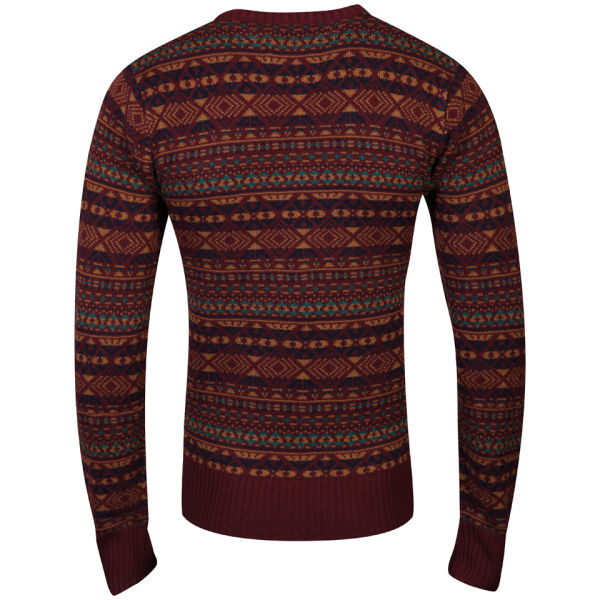 Brave Soul Mens City Jumper   Bordeaux      Mens Clothing