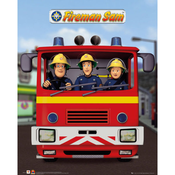 Fireman Sam Jupiter - Mini Poster - 40 x 50cm Merchandise | Zavvi