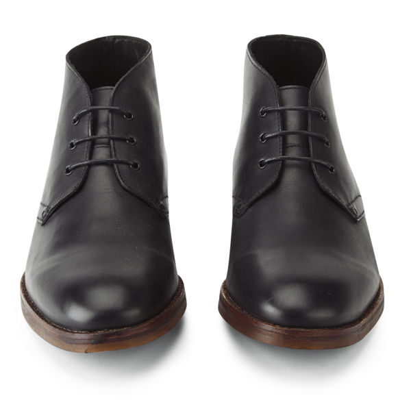 Hudson London Men's Houghton 2 Leather Desert Chukka Boots - Black ...