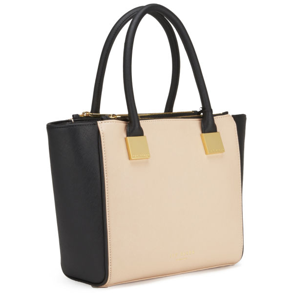 Ted Baker Crosshatch Mini Tote Bag - Taupe