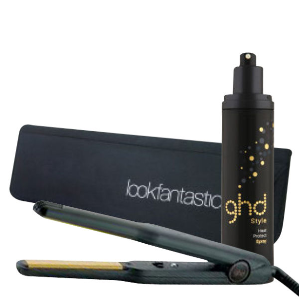Ghd Mini Styler With Ghd Heat Protect Spray Black Heat Mat