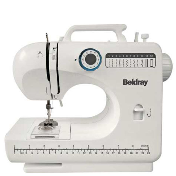 Beldray 12 Stitch Sewing Machine Bundle White Homeware