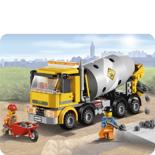 LEGO City Cement Mixer (60018) Toys Zavvi