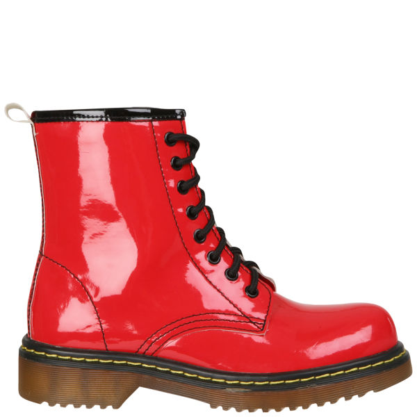 Odeon Women's Lace up Ankle Boots - Red Clothing | TheHut.com