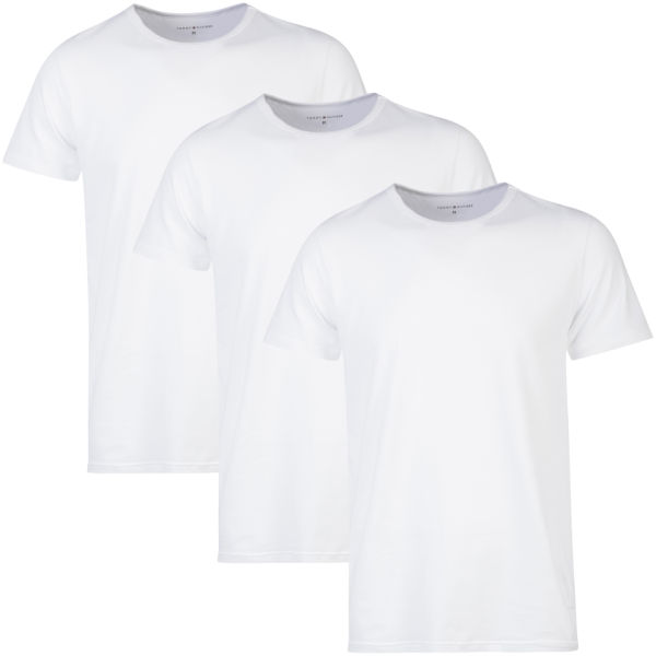 Tommy Hilfiger Men's 3-Pack T-Shirt - White Clothing | TheHut.com