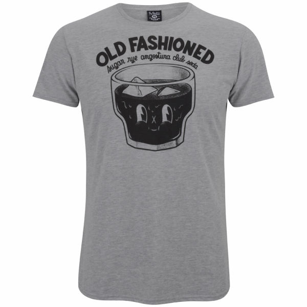 The Dudes Men's Old Fashioned TShirt Heather Grey Free UK Delivery