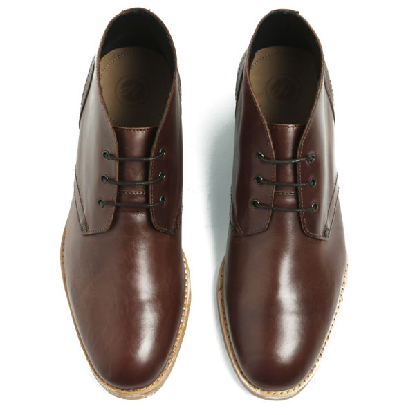 Hudson London Men's Houghton 2 Leather Desert Chukka Boots - Tan - Free ...