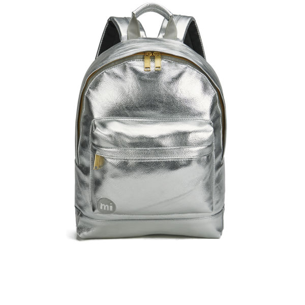 Mi-Pac Gold Metallic Backpack - Silver