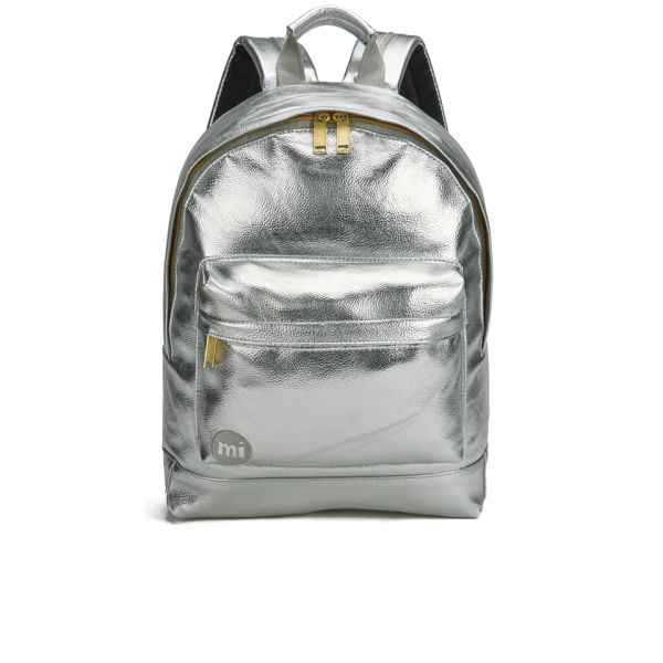 MiPac Gold Metallic Backpack Silver