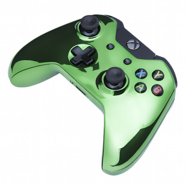 Xbox One Wireless Custom Controller Chrome Green Games Accessories