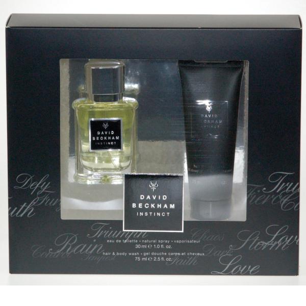 David Beckham Instinct Gift Set Eau De Toilette And Shower Gel