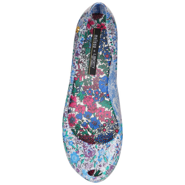 Melissa Women's Liberty Print Ultragirl Pumps Blue Free UK Delivery