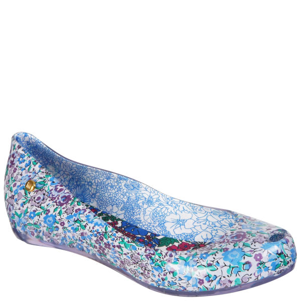 Melissa Women's Liberty Print Ultragirl Pumps Blue Free UK Delivery