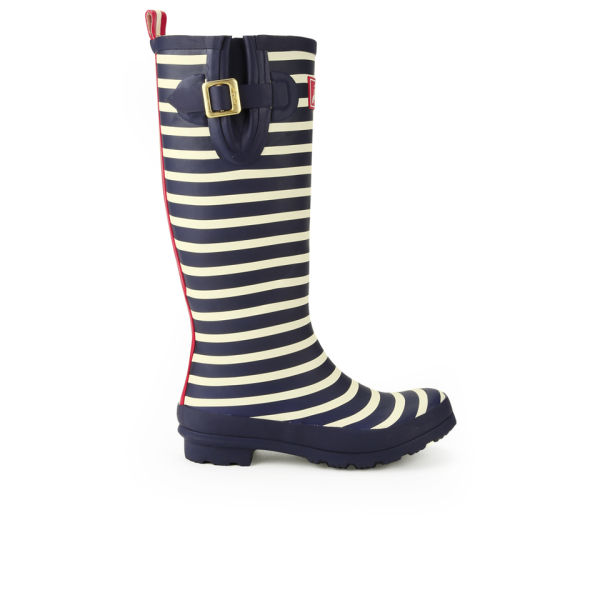 Joules Women's Welly Print Wellies - French Stripe | FREE UK Delivery ...